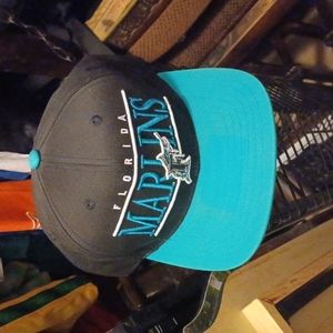 Florida marlins throwback snap back